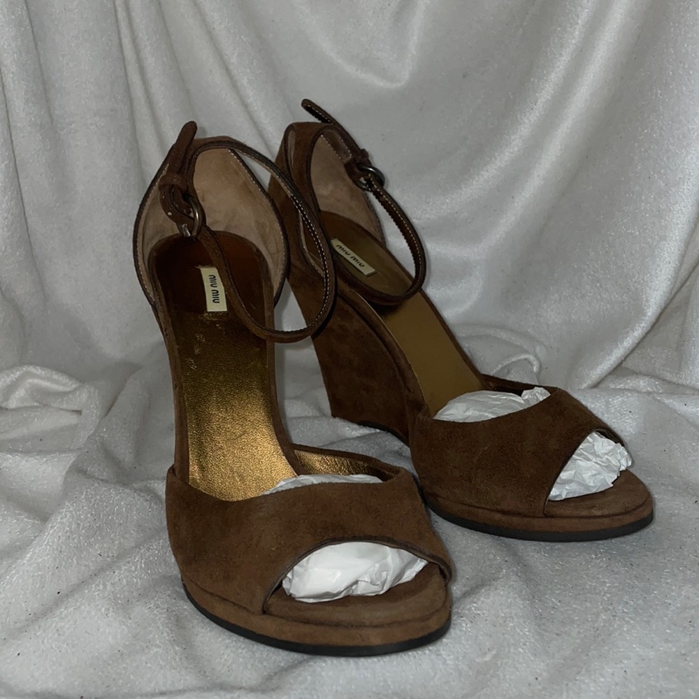 Miu Miu Suede Heels